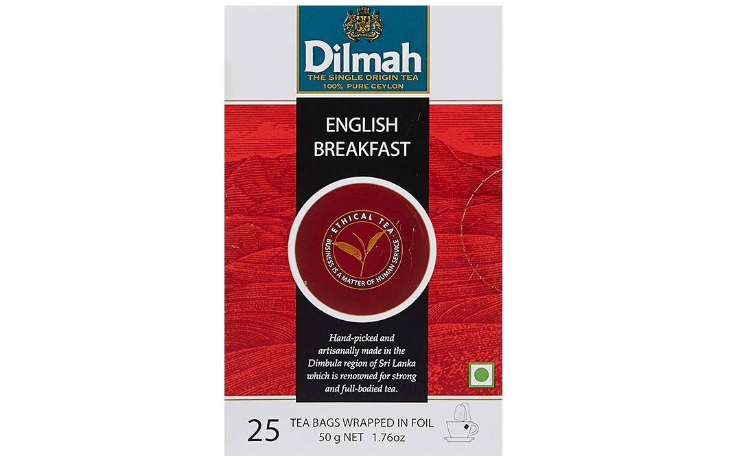 Dilmah English Breakfast Ethical Tea   Box  25 pcs